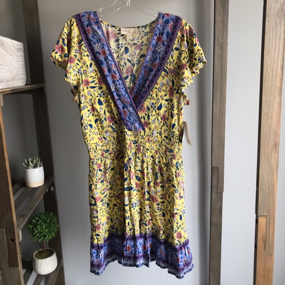 bebop Yellow/Navy Dress Size XL - Picture 4 of 6